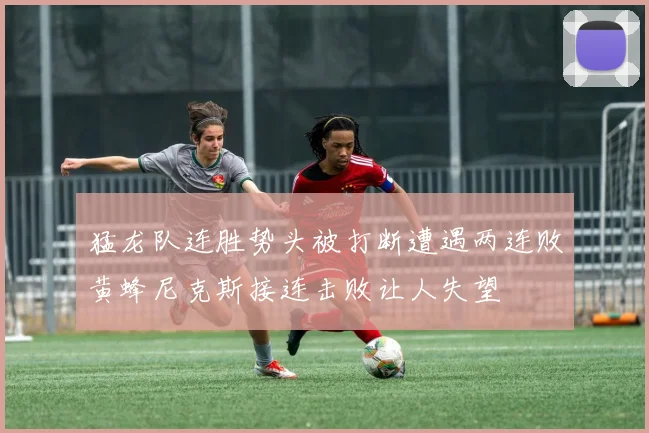 猛龙队连胜势头被打断遭遇两连败黄蜂尼克斯接连击败让人失望